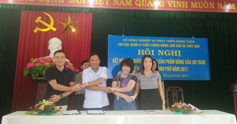 4 doanh nghiệp tham gia kết nối sản xuất-tiêu thụ sản phẩm nông sản an toàn